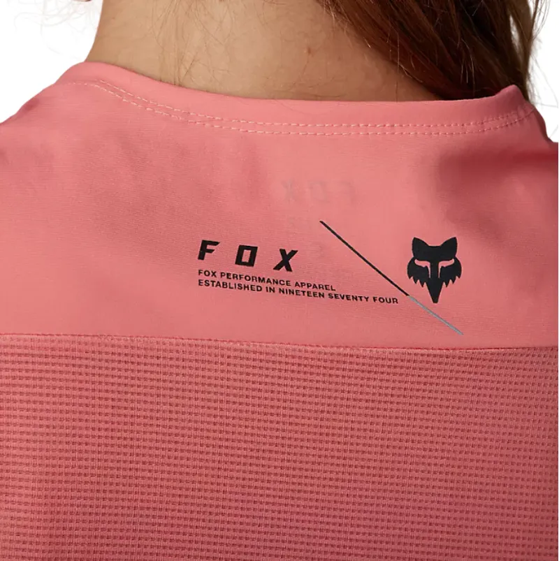 Fox Racing Women's Flexair Ascent Sleeveless Jersey in Salmon-3